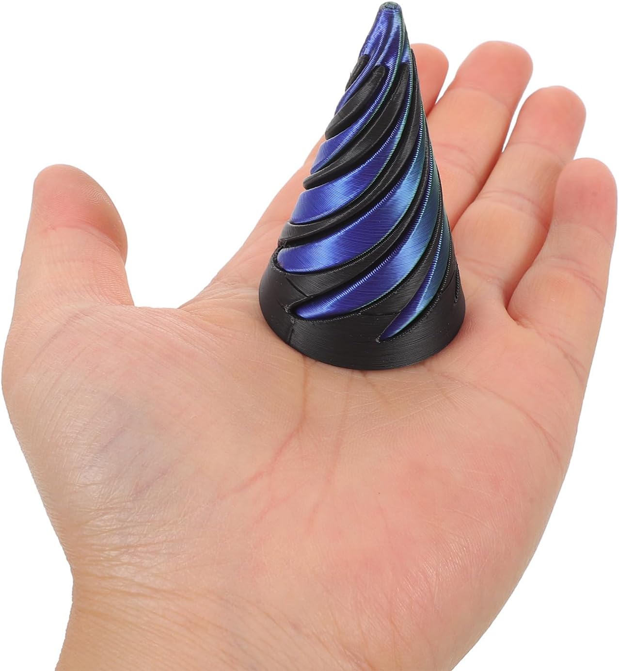 5pcs Spiral Cone Fidget Toys Pack Impossible Pyramid Passthrough Toy with Smooth Rotation and Compact Design for Desktop Ornament and Desk Activities - Image 4