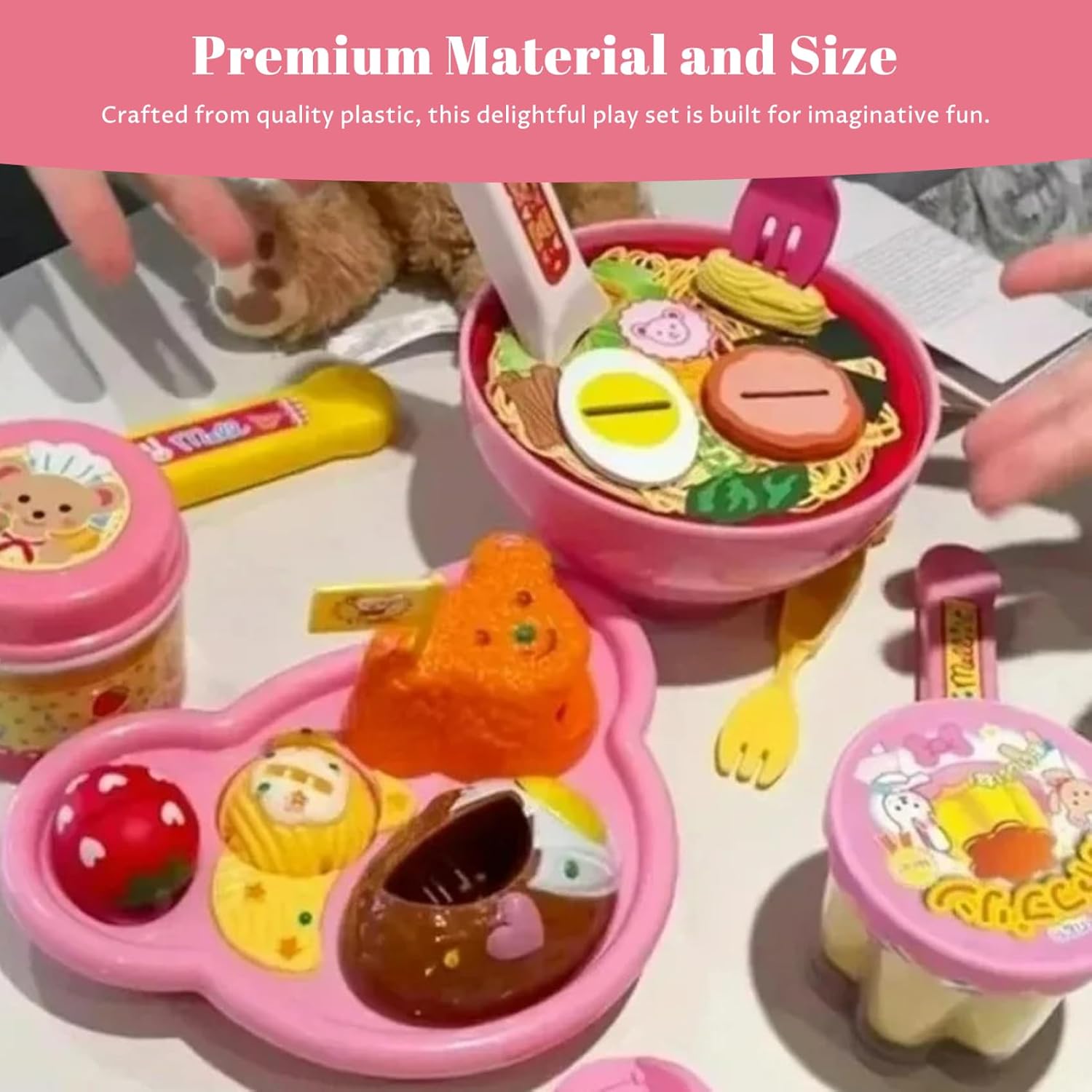 Pretend Play Snack Toy Set with Storage Case – Interactive Feeding Fun for Kids - Image 4