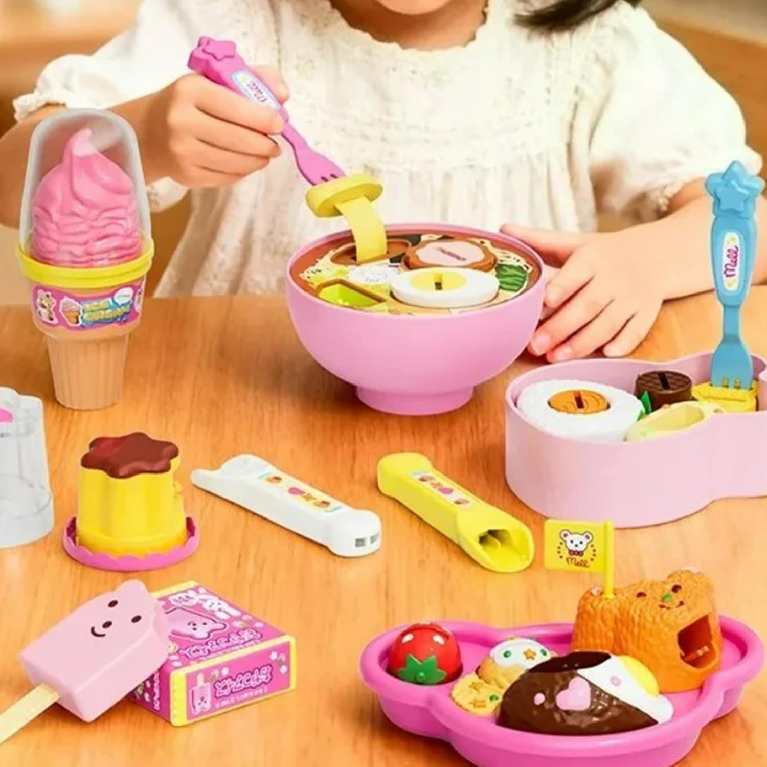 Pretend Play Snack Toy Set with Storage Case – Interactive Feeding Fun for Kids - Image 3